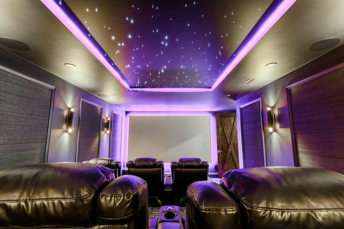 Basement home theater ideas & design. Soundproofing & other tips